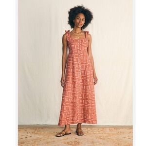 Faherty X Anna Kahalekulu Kendall Dress S NWT HTF